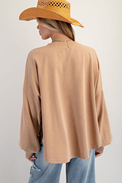 Leopard Star Patch Top - Plus