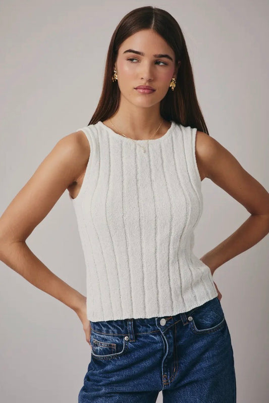 Summer Sleeveless Knit Top