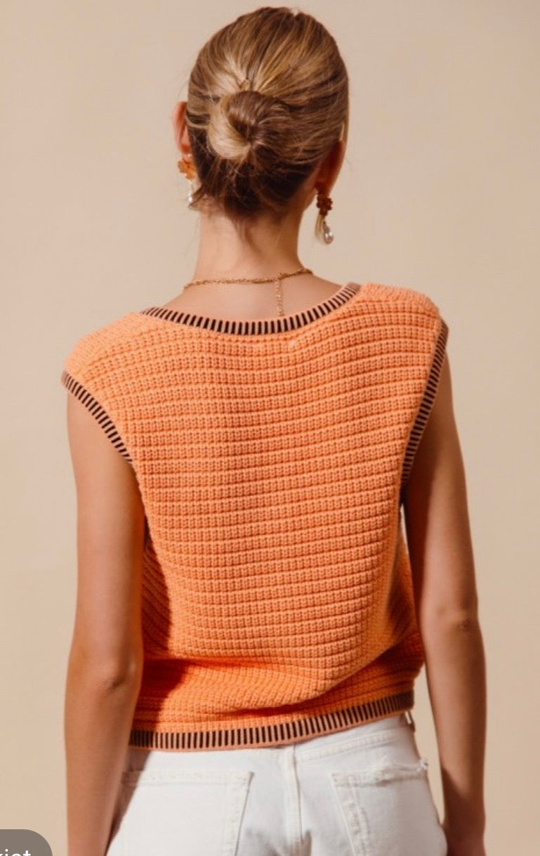 Sunkist Summer Sweater Vest