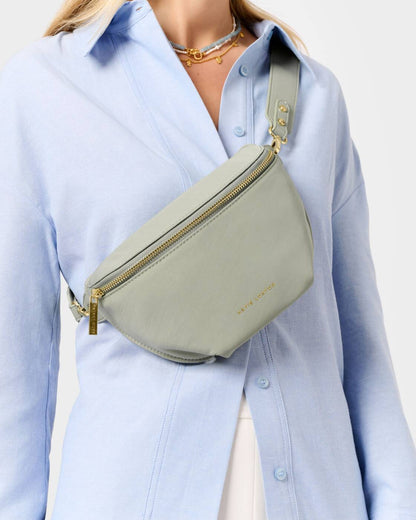 Nylon Luxe Belt Bag - Matcha