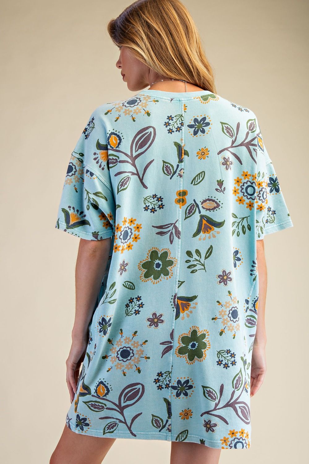 Pretty Little Daisy Short Sleeve Terry Dress