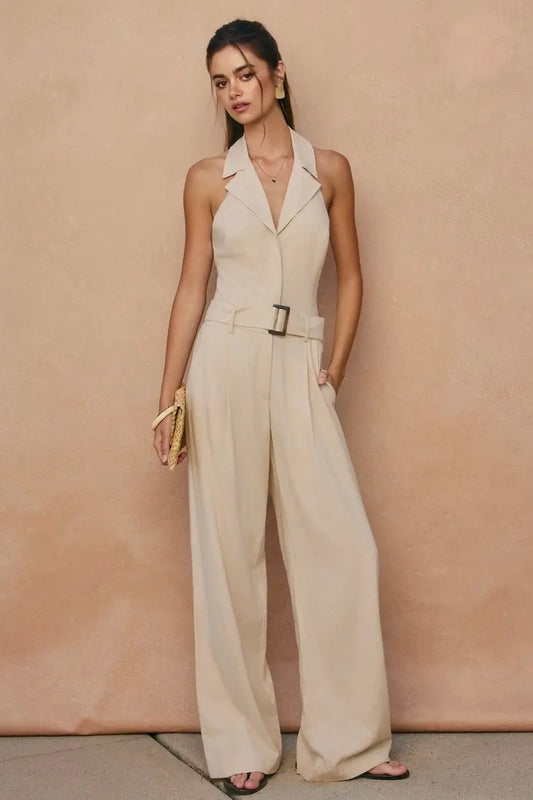 Heaven Sent Collared Jumpsuit