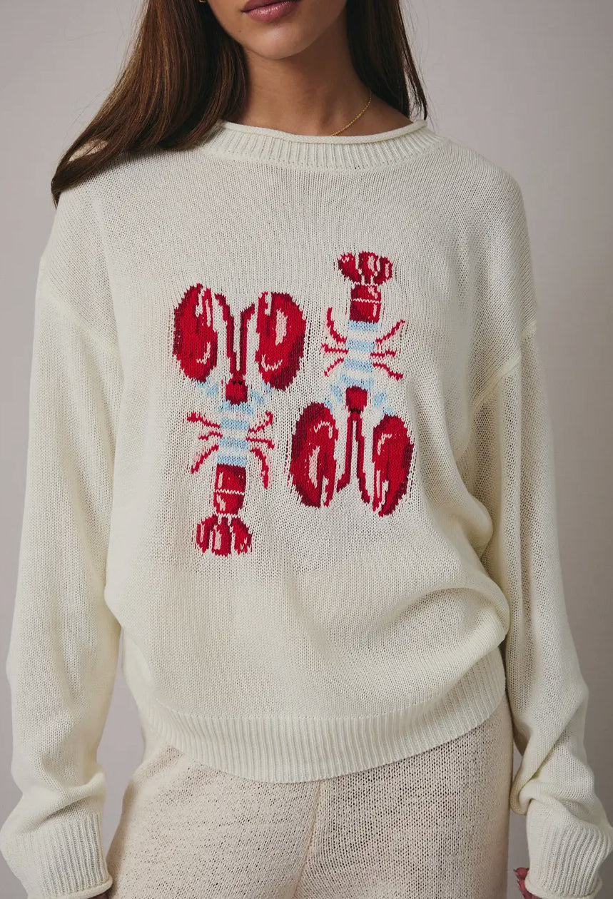 East Coast Lobster Sweater Top