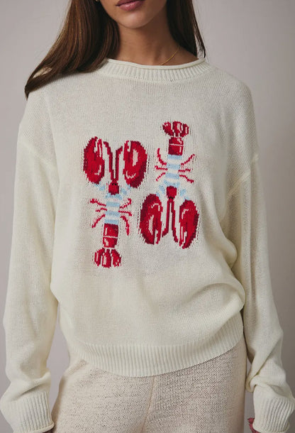 East Coast Lobster Sweater Top