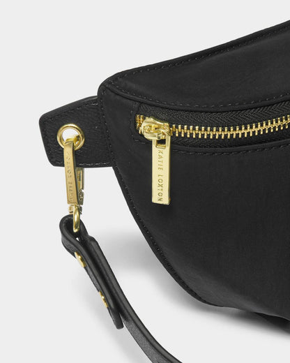 Nylon Luxe Belt Bag - Black