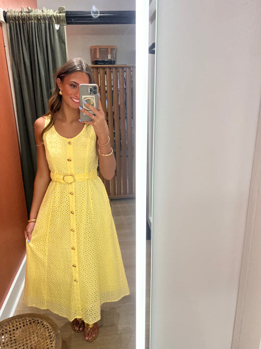 Limoncello Eyelet Dress