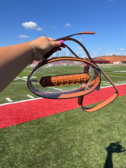 Game Day Football Clear Bag
