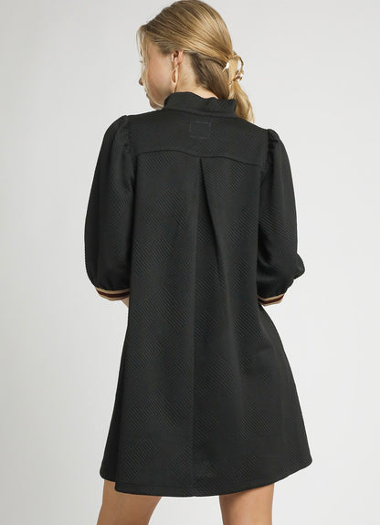 Pretty in Pleats Textured Dress