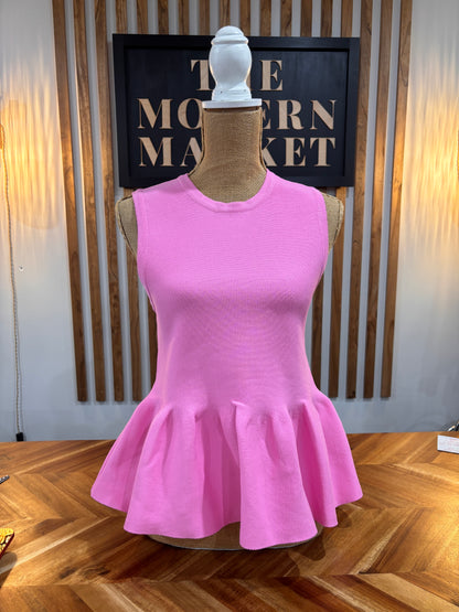 Spring Please Peplum Tank