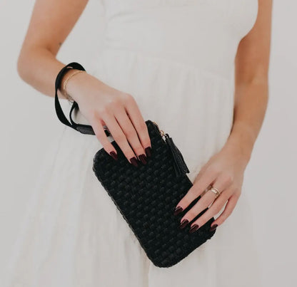 Emma Woven Clutch Wristlet