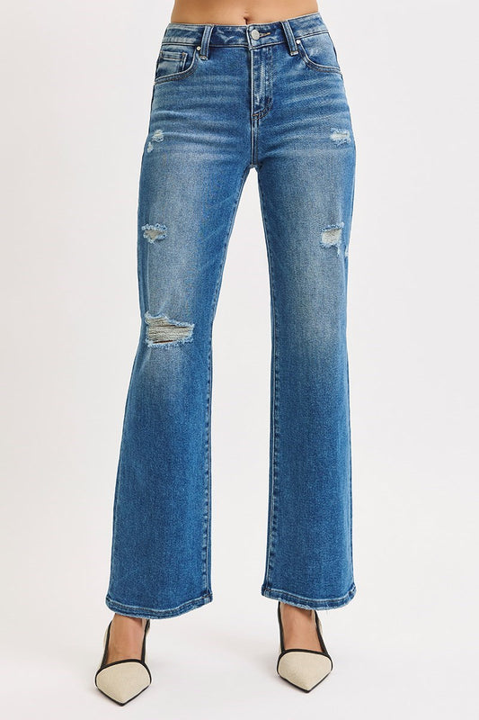Ella Distressed Denim