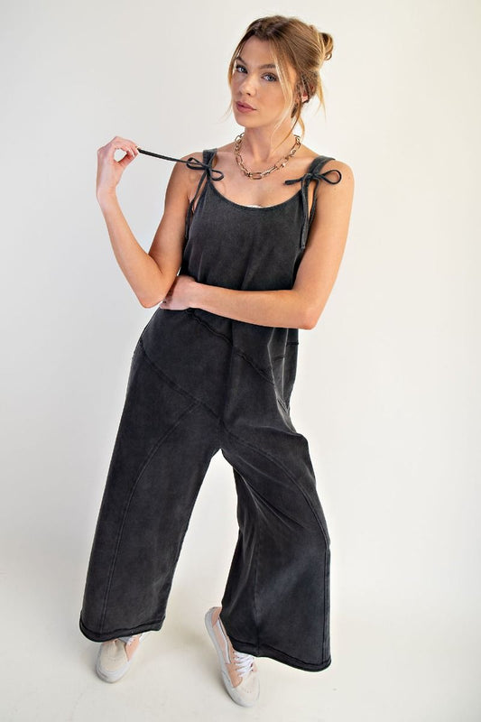 Cozy Mineral Washed Jumpsuit