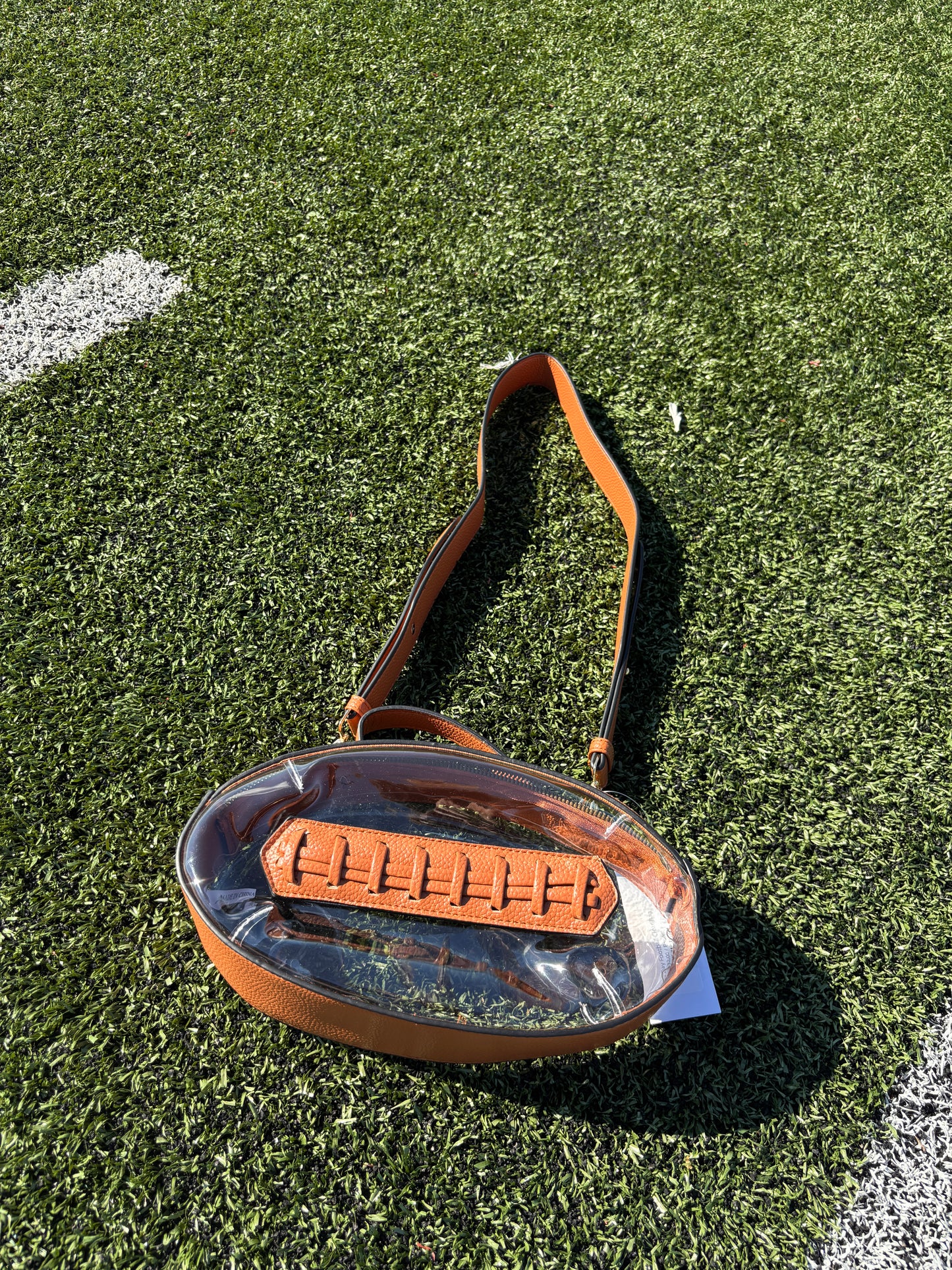 Game Day Football Clear Bag