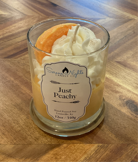 Serene Nights Candle Co: Just Peachy