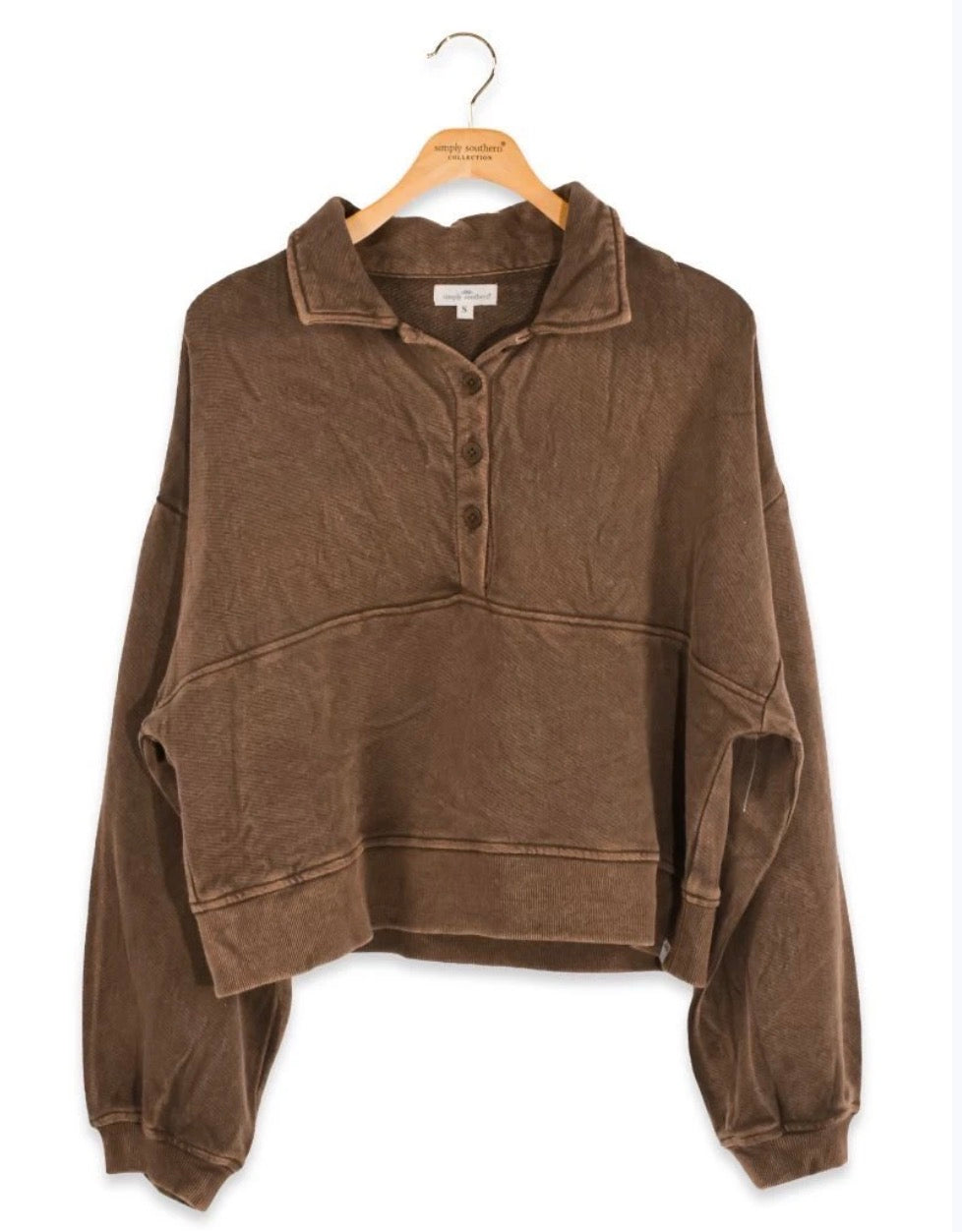 Simply Southern Sepia Snap Pullover