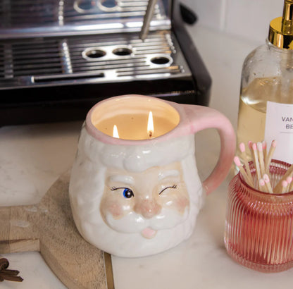 Sweet Grace Santa Mug Candle 15.3oz