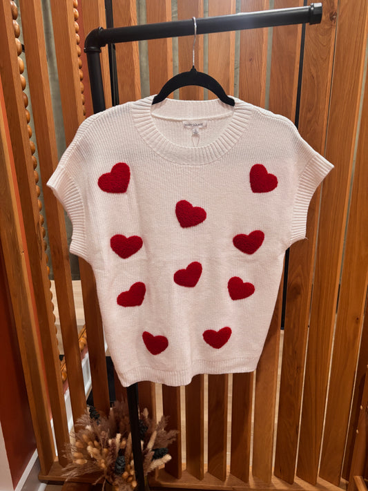 Josie Mini Hearts Sweater
