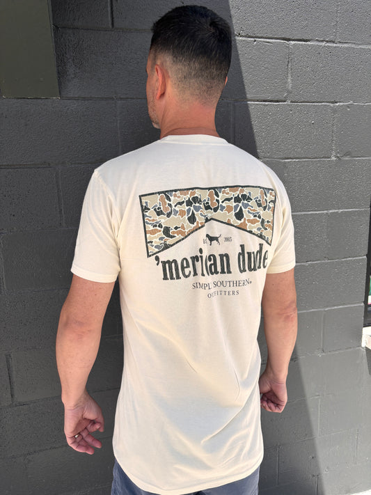 Camo Merican Dude SS Tee FINAL SALE
