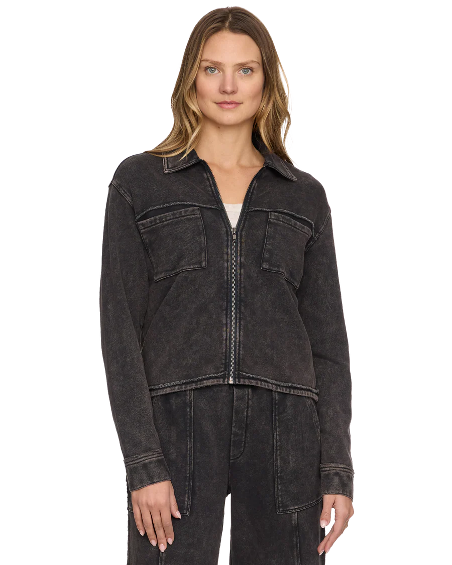 Charlotte Zip Up Terry Jacket