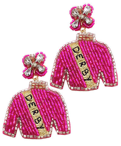 Derby Silks Earring