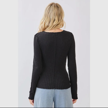 Lettuce Hem Layering Top