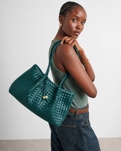 Nova Shoulder Tote - Palm Green