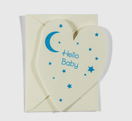 Hello Baby Mini Greeting Card