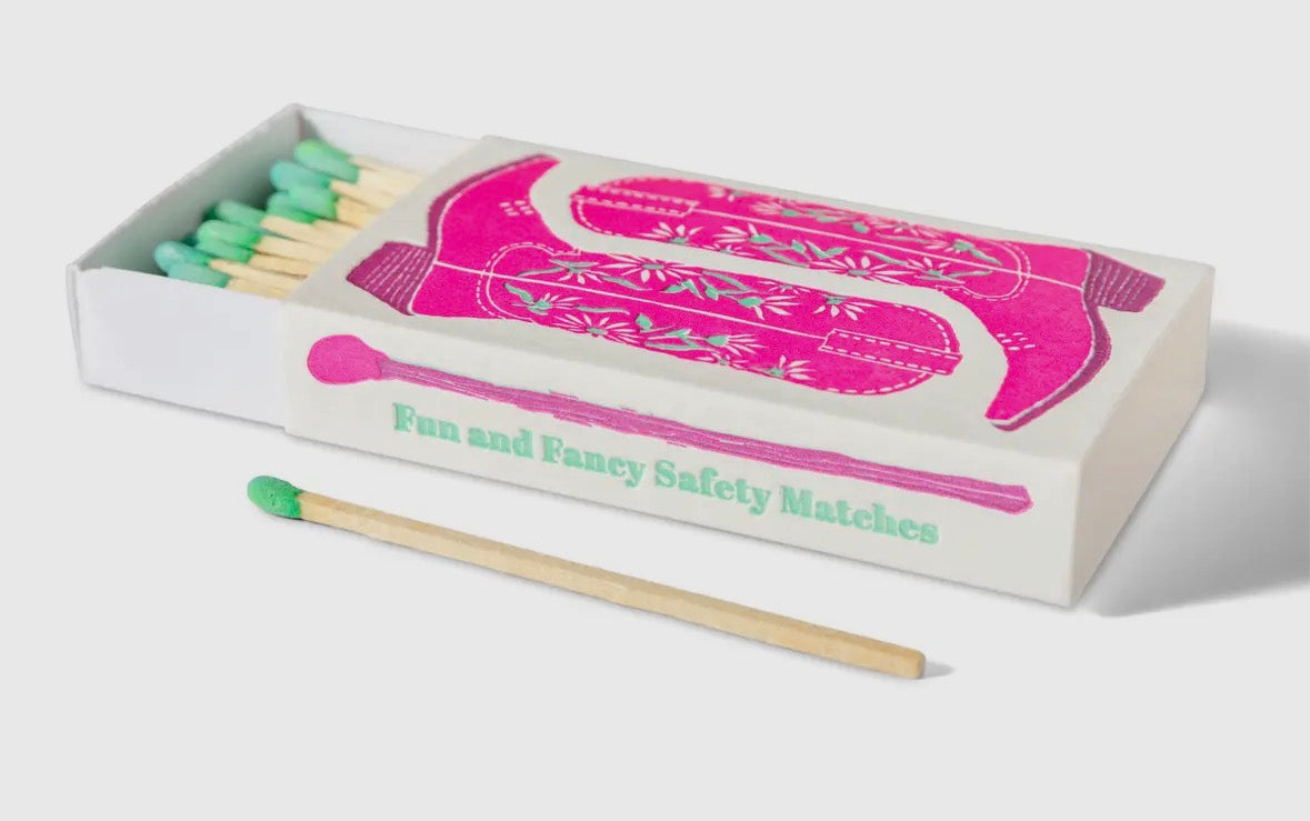 Pink Boots Safety Matches