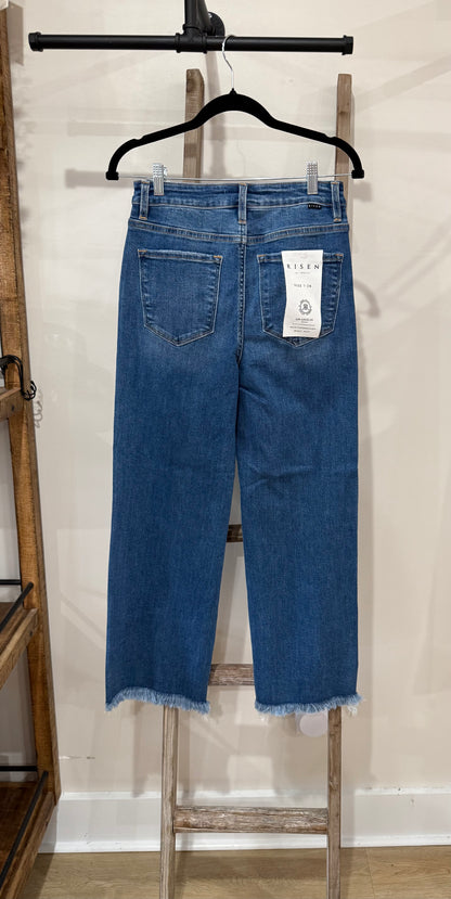 Cassie Ankle Straight Denim