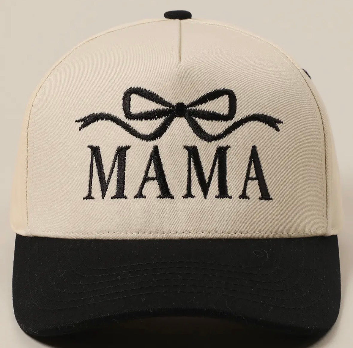 MAMA Black Bow Hat