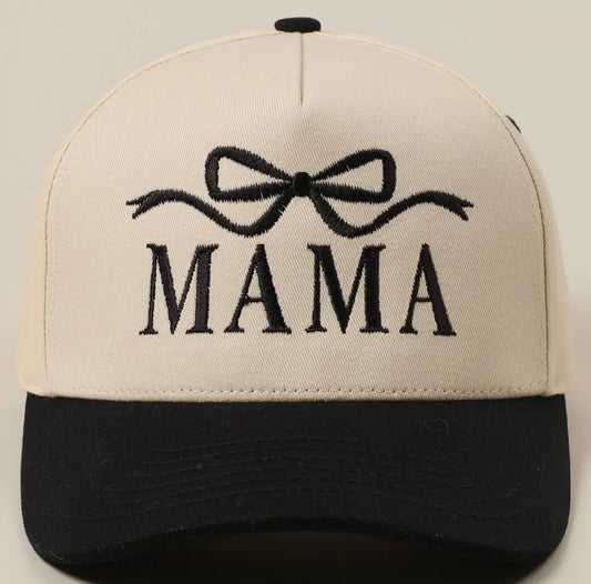 MAMA Black Bow Hat