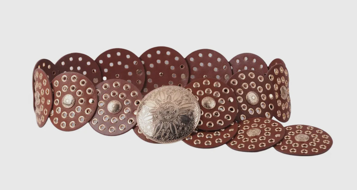 Wide Western Circle Belt