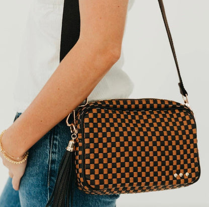 Willow Crossbody Checkered Bag
