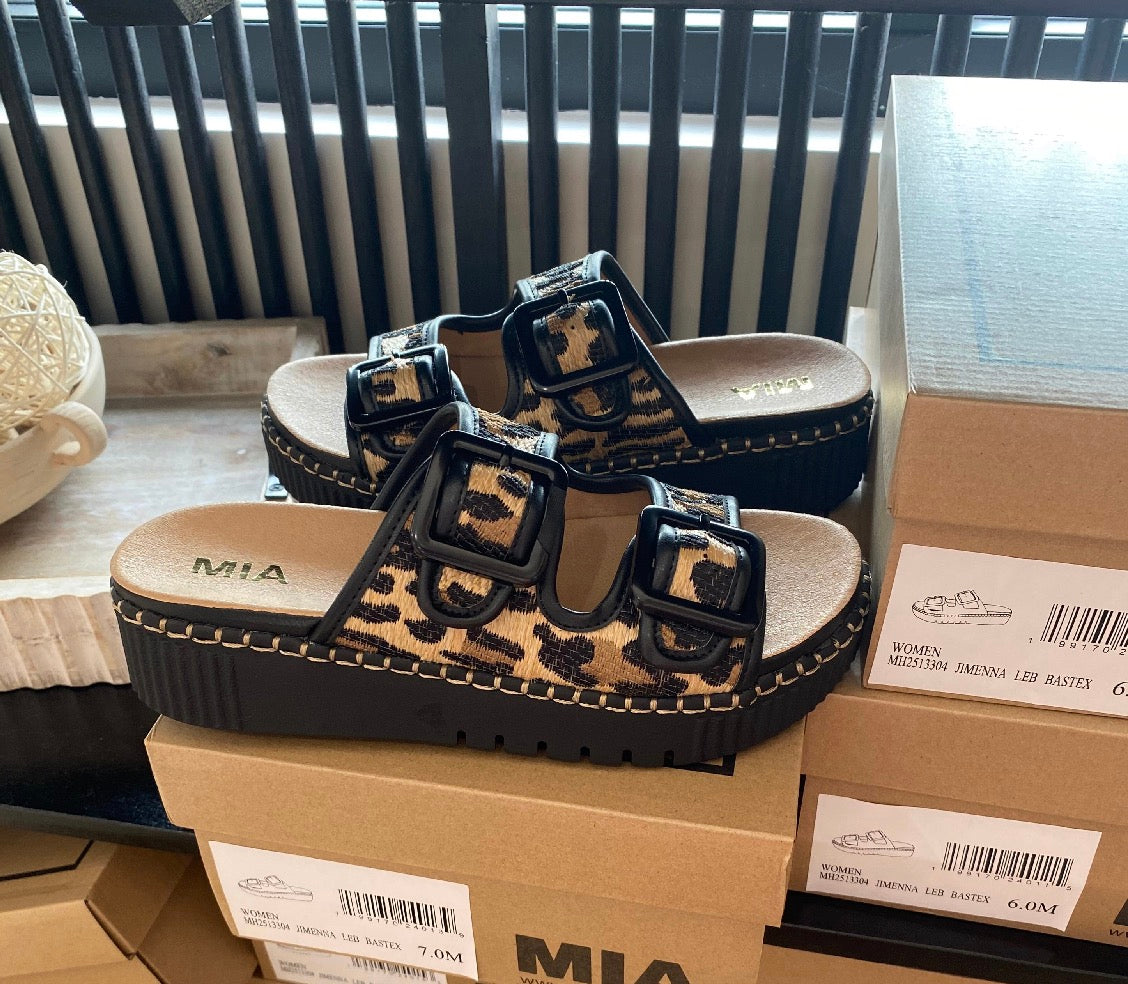 Leopard Jimenna Sandals MIA