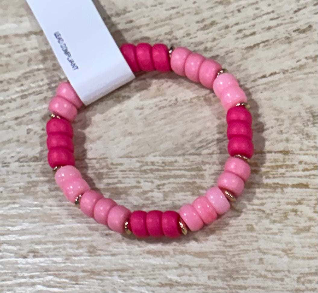 Pink Bead Bracelet