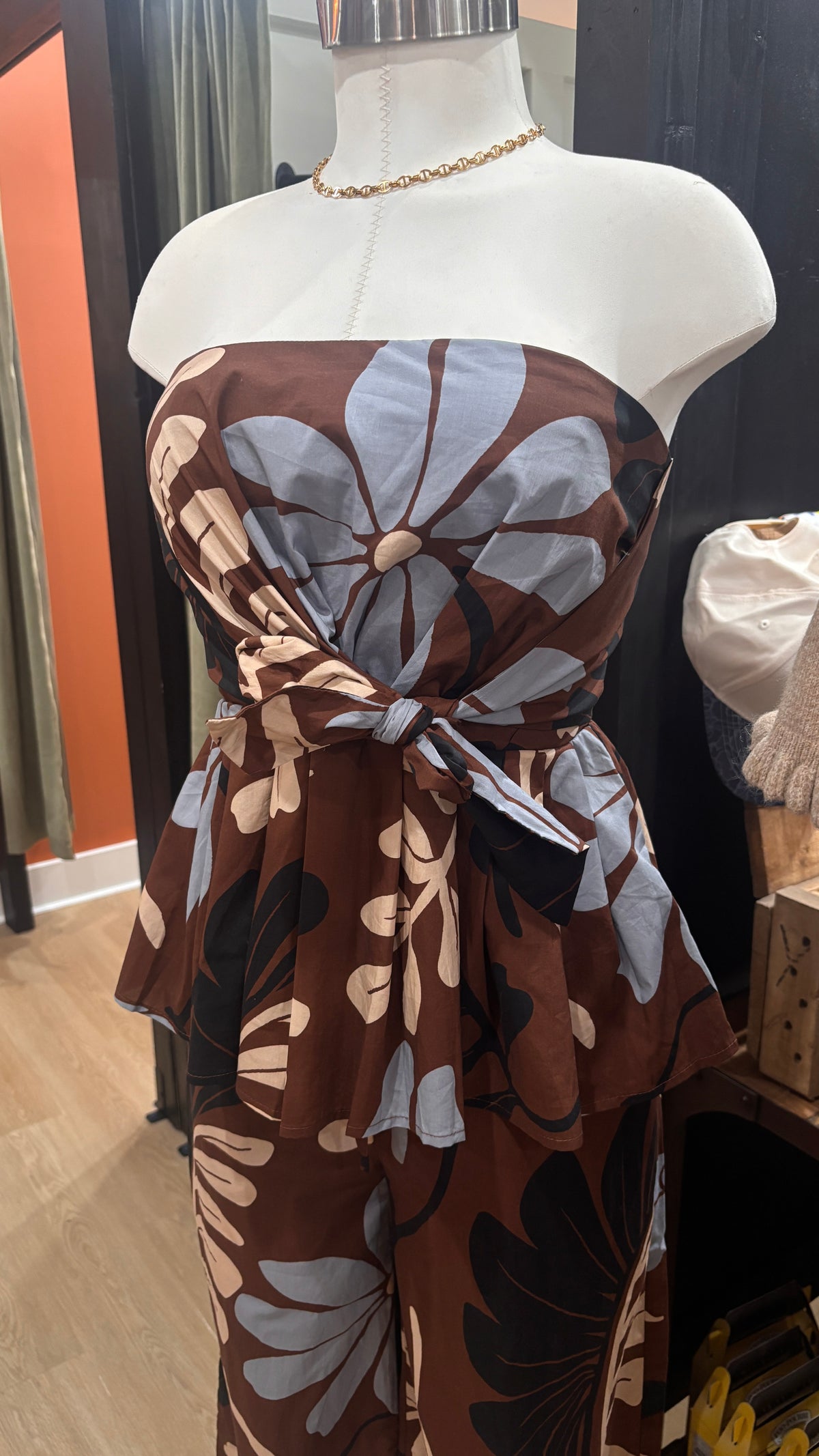 Floral Peplum Top