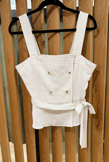 Shoulder Strap Trench Top
