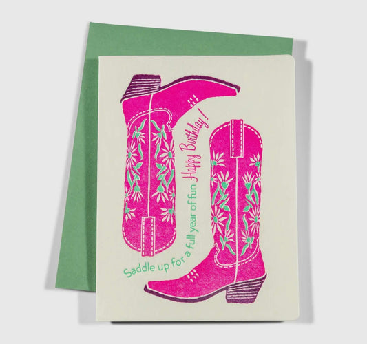 Saddle Up Birthday Card