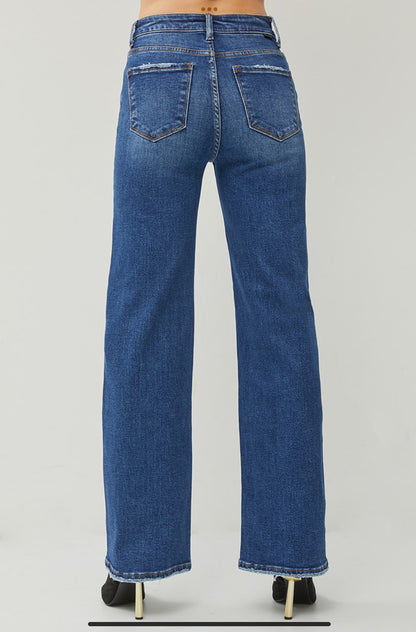 Abby Dark Straight Denim