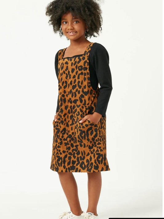 Leopard Overall Dress