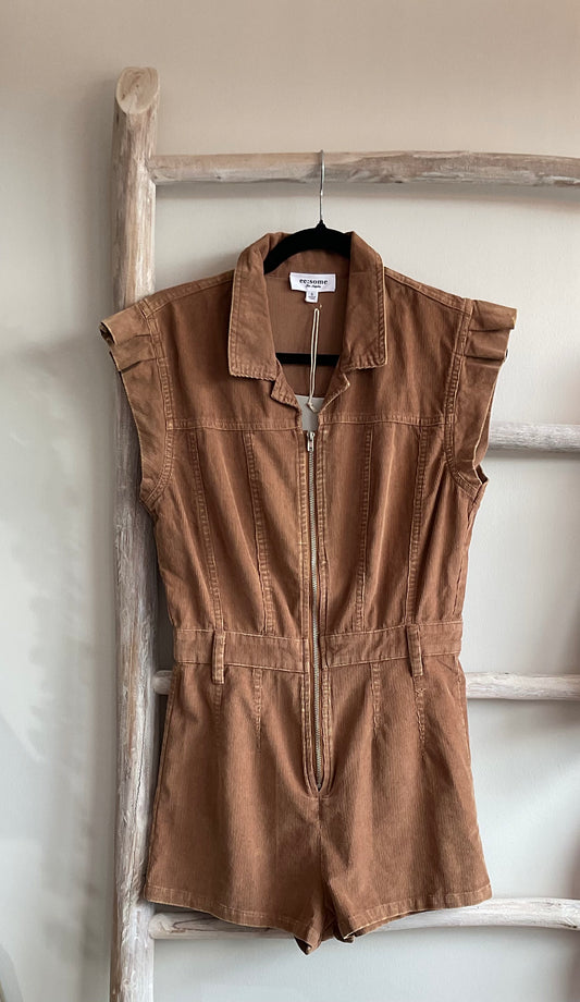Cute In Corduroy Romper