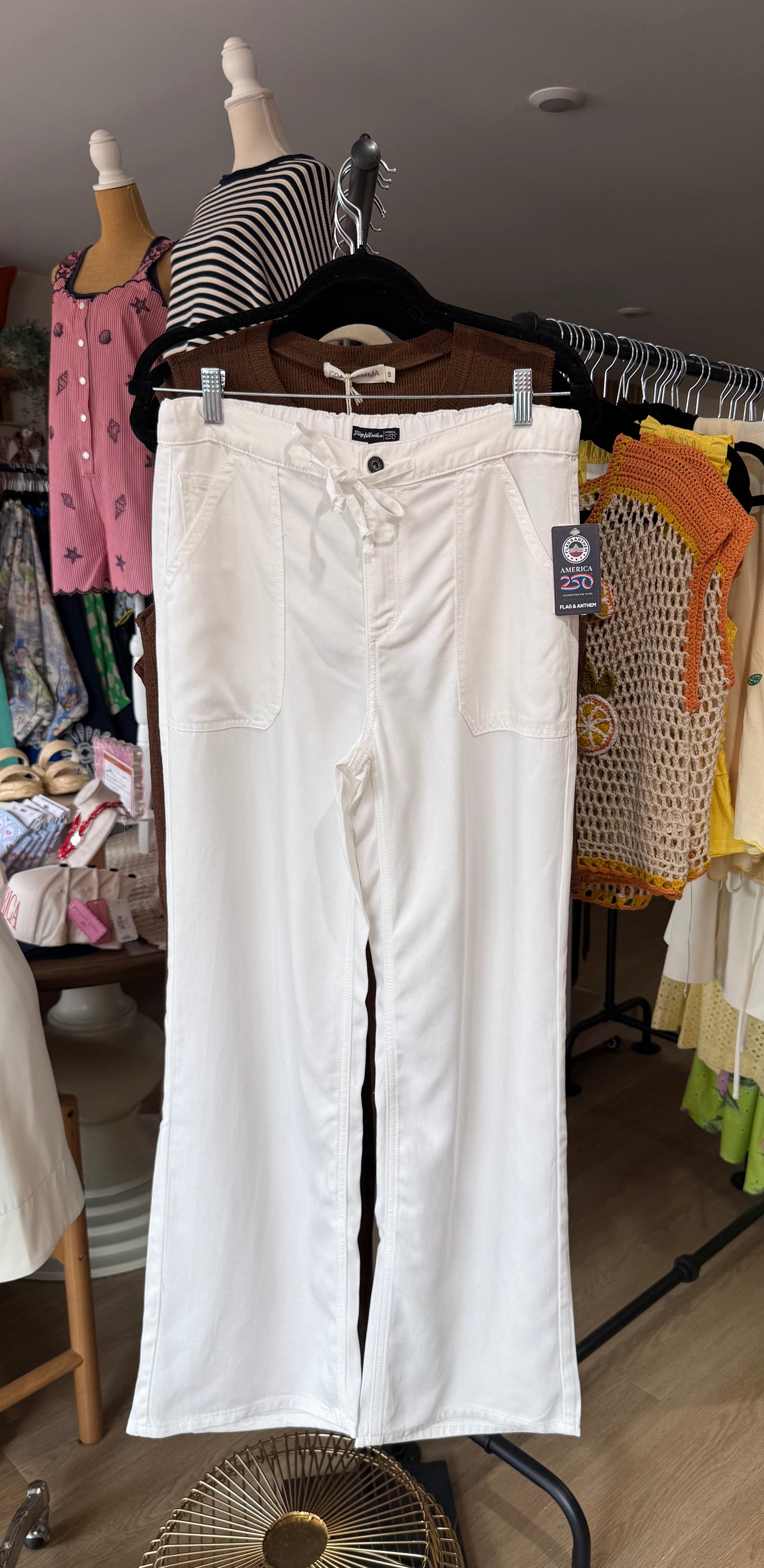Bluffton Wide Leg Pull On Pant