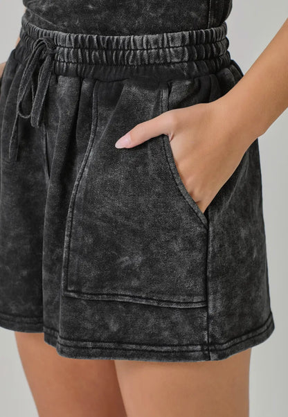 Jada Washed Terry Shorts
