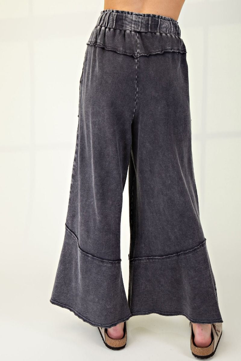 Mineral Wash Comfy Pants - Ash