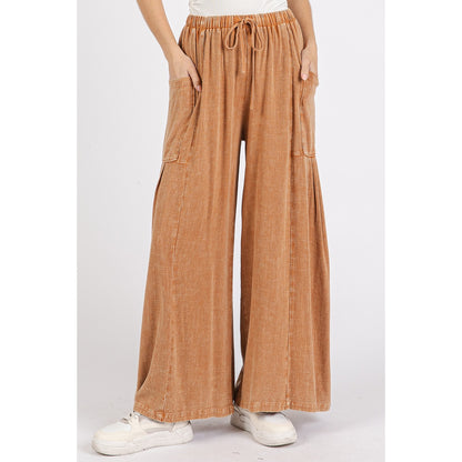 Mineral Wash Linen Pant