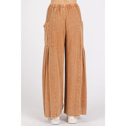 Mineral Wash Linen Pant