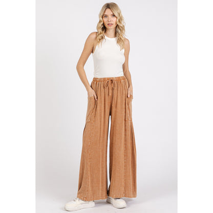 Mineral Wash Linen Pant