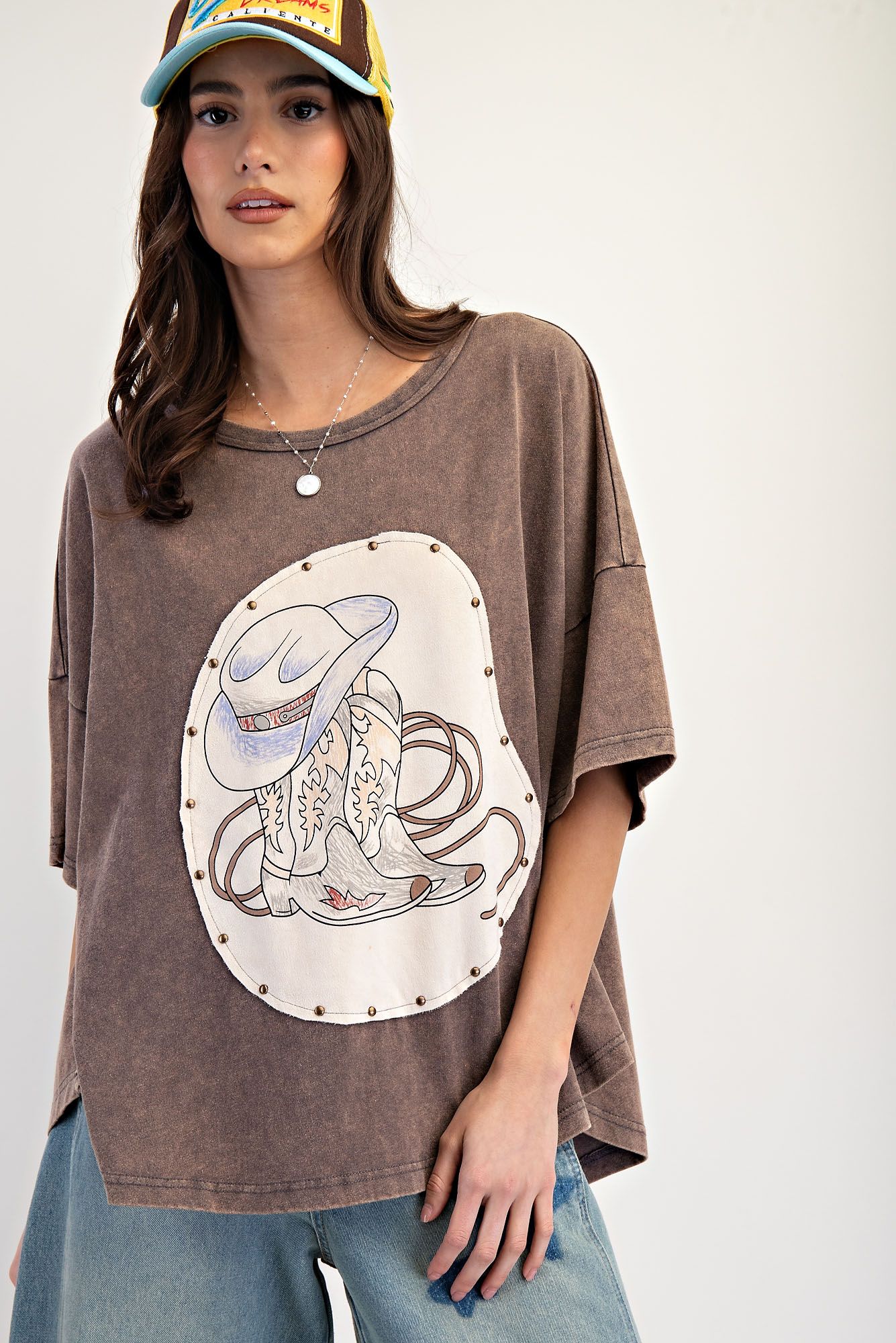 Giddy Up Graphic Top
