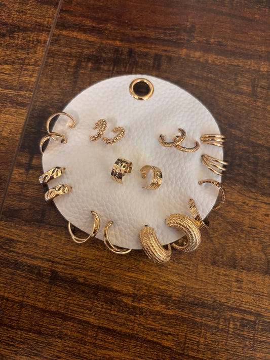 Gold Hoop Set