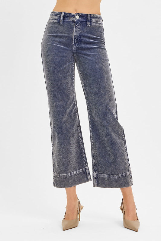 Blue Moon Corduroy Cropped Pants